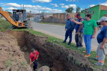 PREFEITURA CONCLUI DRENAGEM NA RUA SILVEIRA MARTINS E INICIA OBRA NA BASÍLIO PIRES