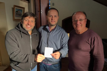 Convite do patrão do CTG Fogo de Chão, Milton Vaghetti