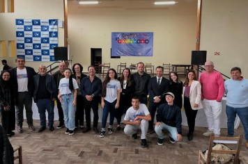 PREFEITO E VICE ACOMPANHAM O SEGUNDO DIA DA SEMANECA EM PEDRO OSÓRIO