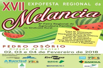 Confira a programação da XVII Expofesta Regional da Melancia