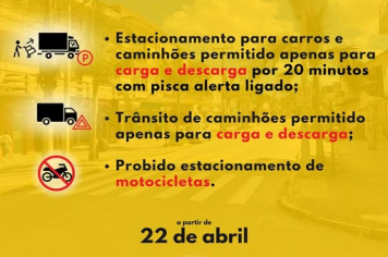  ATENÇÃO PARA NOVAS REGRAS DE TRÂNSITO NO CALÇADÃO