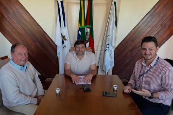 Visita do assessor da Casa Civil do Governo do Estado, David Martins.