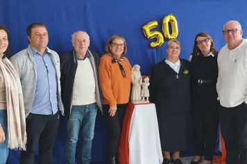 PEDRO OSÓRIO HOMENAGEIA IRMÃ CLAUDIA CANCIAN PELO JUBILEU DE OURO