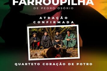 Quarteto Coração de Potro será grande atração da Semana Farroupilha em Pedro Osório