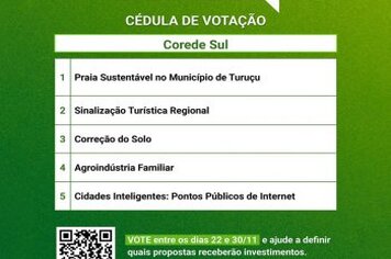 Vote na Consulta Popular e ajude a trazer recursos para Pedro Osório