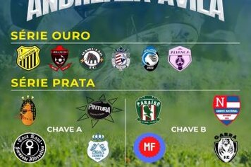 Copa Andreaza Ávila terá 19 clubes