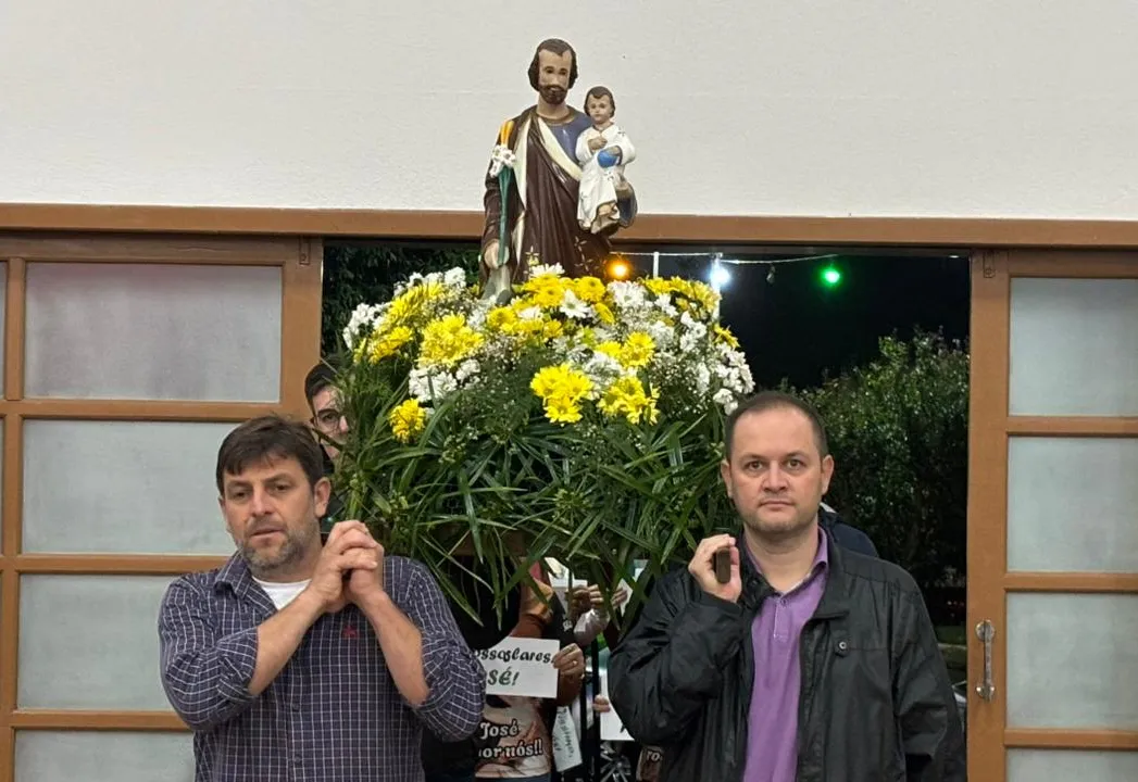 Dia do Trabalhador é celebrado com carreata e missa em Homenagem a São José em Pedro Osório