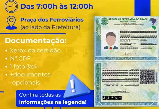 Faça seu RG!