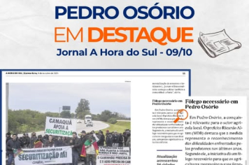 PEDRO OSÓRIO EM DESTAQUE!