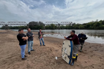 SGB E ANA REALIZAM ESTUDOS DE VAZÃO NO RIO PIRATINI